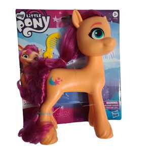 My Little Pony 7" Orange Pink Doll Toy Figure with Yellow Comb Sunny Starscout